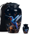humming birds urn