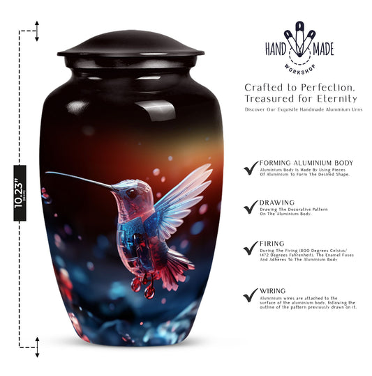 abstract design Urn for adult ashes.