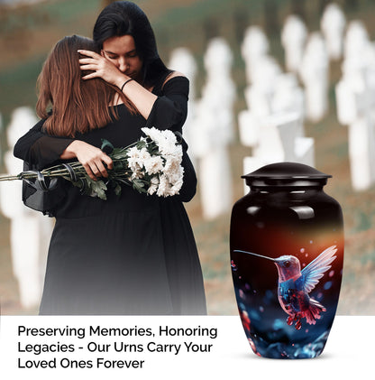 abstract design Urn for adult ashes.