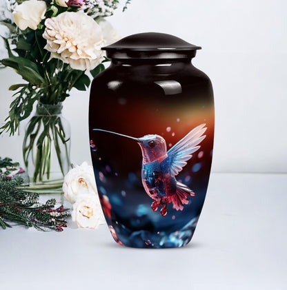 abstract design Urn for adult ashes.