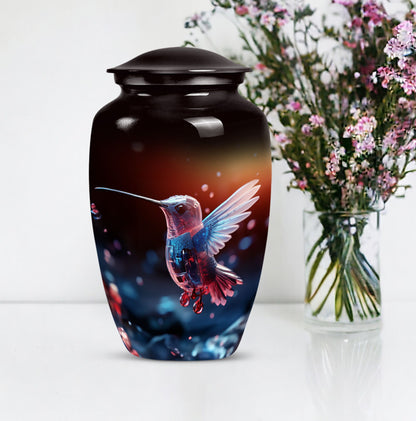 abstract design Urn for adult ashes.