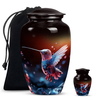 abstract design Urn for adult ashes.