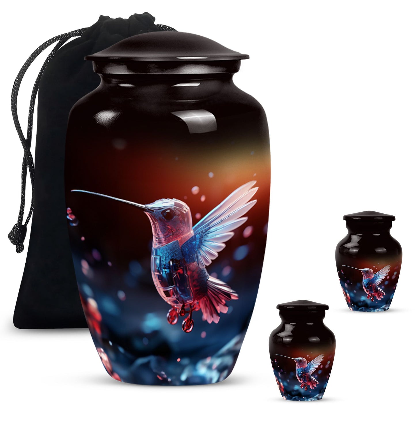 abstract design Urn for adult ashes.