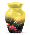 Classic Abstract Design Memorial Urn for Human Ashes.