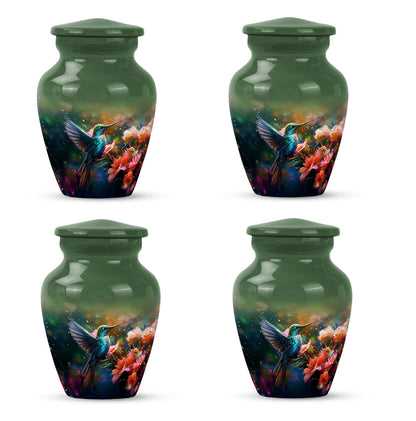 Classic 10 inch humming birds urn, memorial urn 