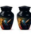 humming birds urn for human ashes