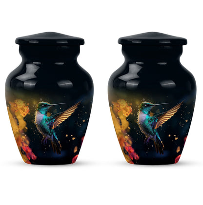 humming birds urn for human ashes