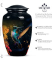 humming birds urn for human ashes