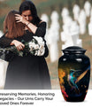 humming birds urn for human ashes