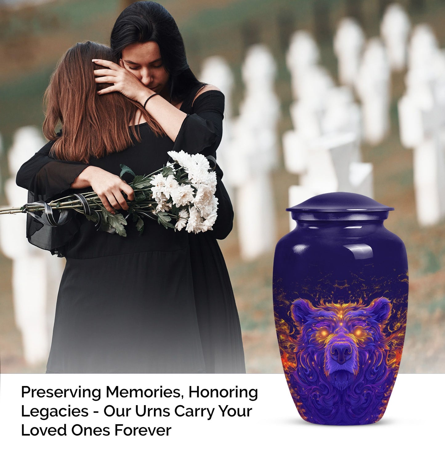 bear urn for men
