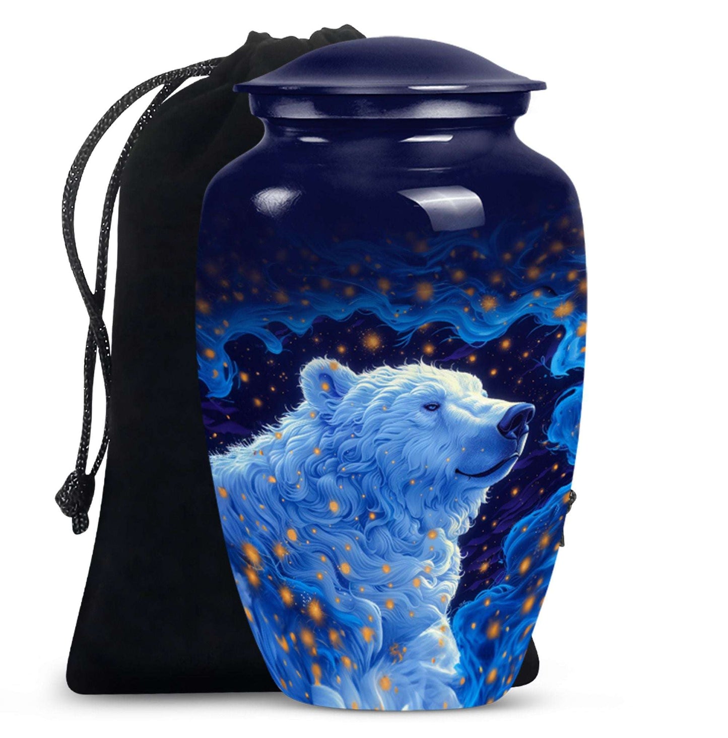 Classic 10-inch bear urn, memorial urn for mom