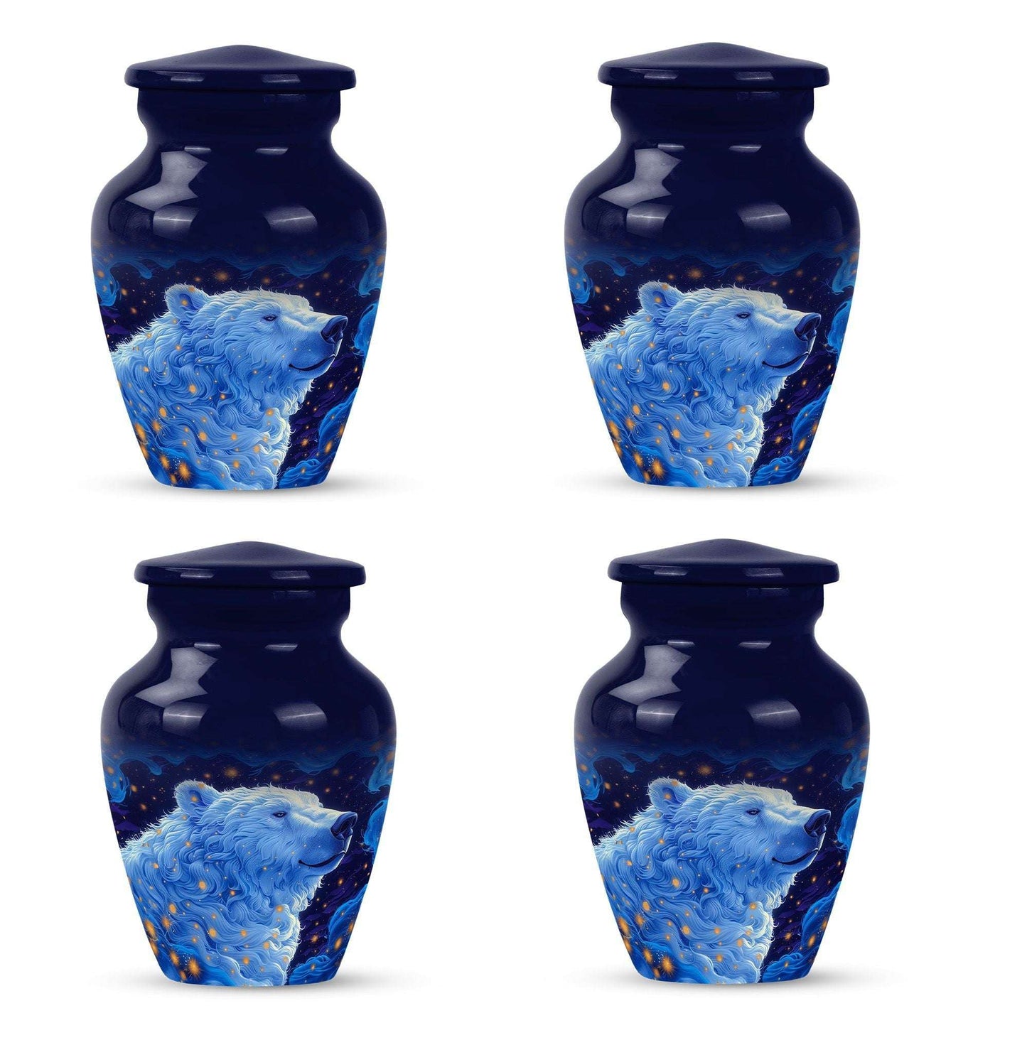 Classic 10-inch bear urn, memorial urn for mom