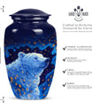Classic 10-inch bear urn, memorial urn for mom