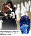 Classic 10-inch bear urn, memorial urn for mom