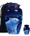 Classic 10-inch bear urn, memorial urn for mom