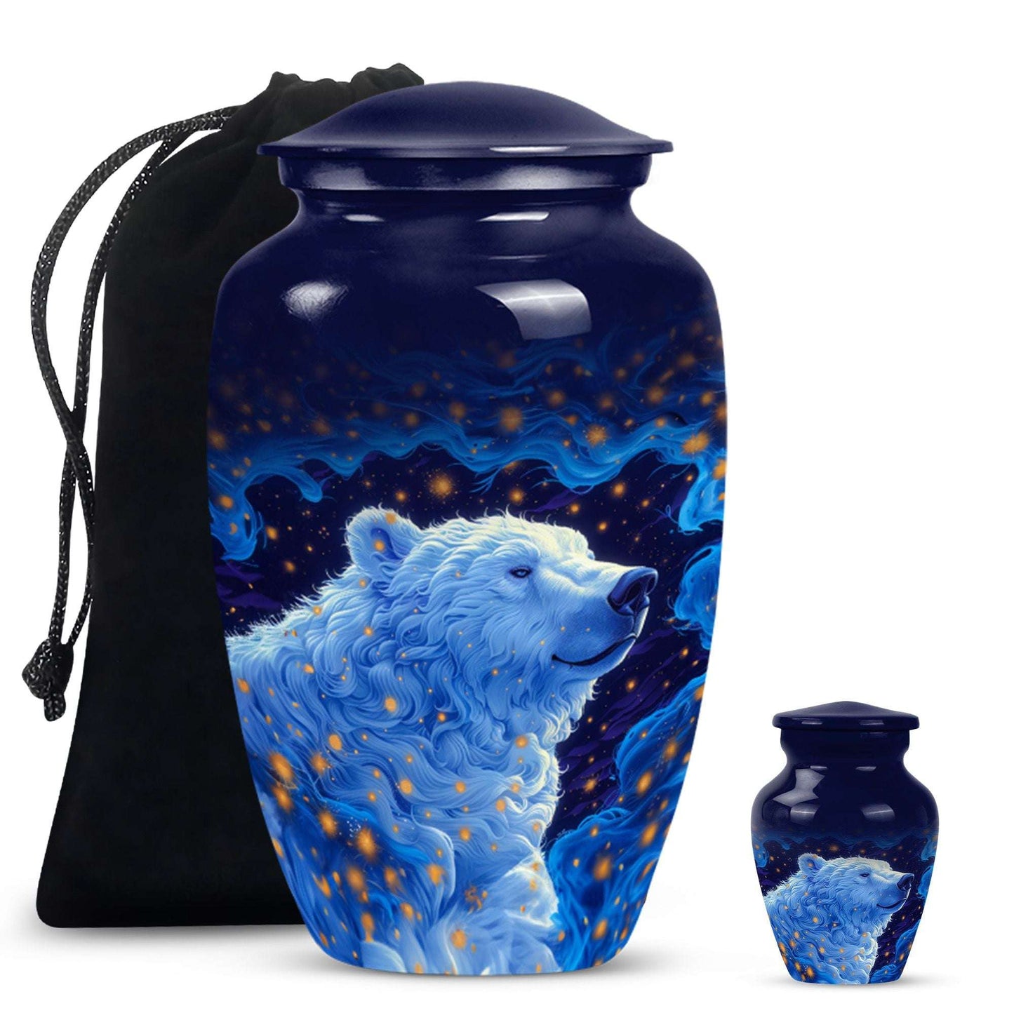 Classic 10-inch bear urn, memorial urn for mom