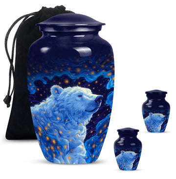 Large Urn with 2 Mini Urn