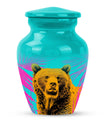 Classic 10-inch bear urn, uniquely crafted for human ashes