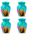 Classic 10-inch bear urn, uniquely crafted for human ashes