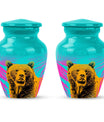 Classic 10-inch bear urn, uniquely crafted for human ashes