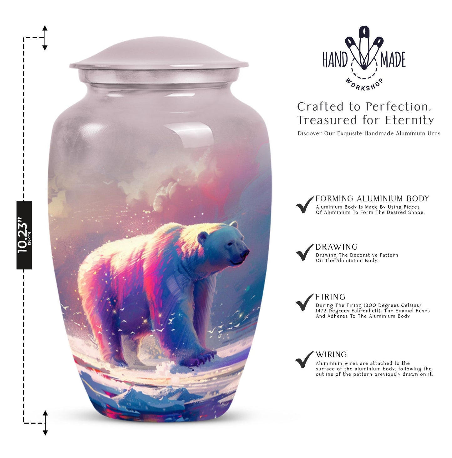 classic bear urn