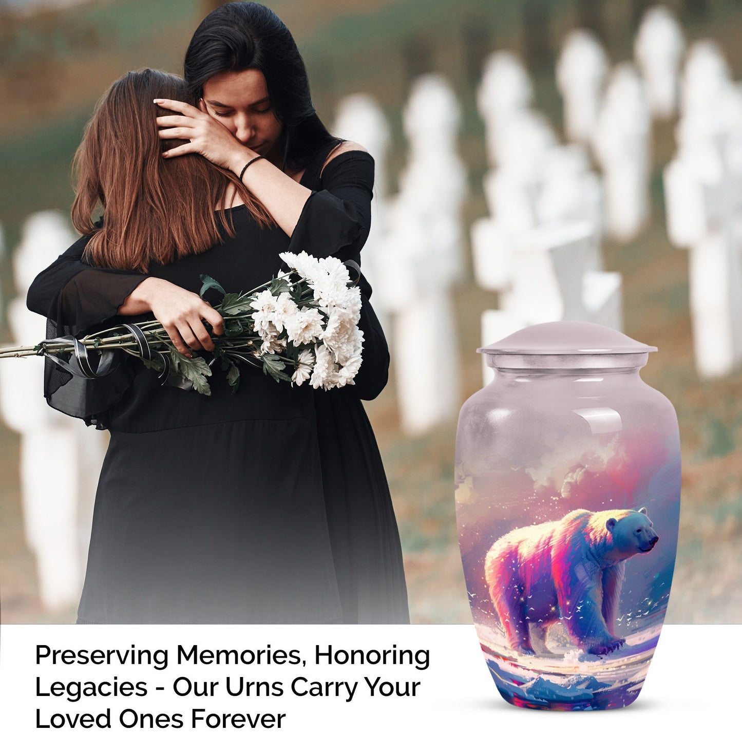 classic bear urn