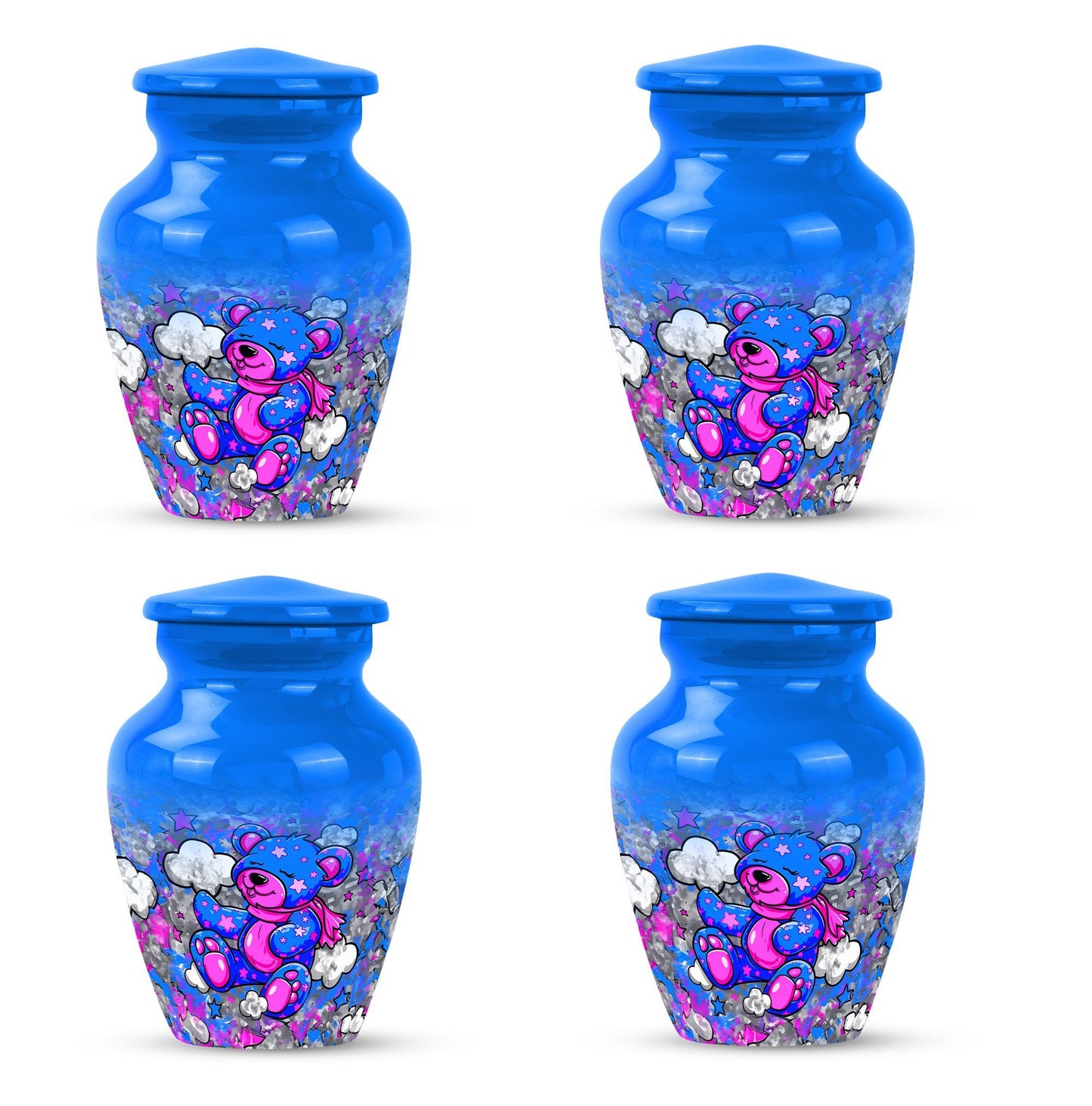 Classic 10-inch bear urn for storing ashes