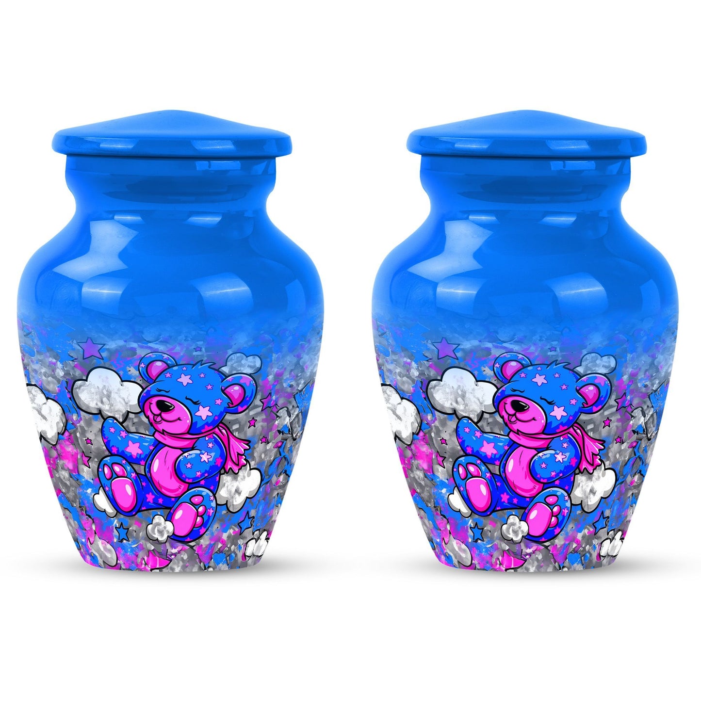 Classic 10-inch bear urn for storing ashes
