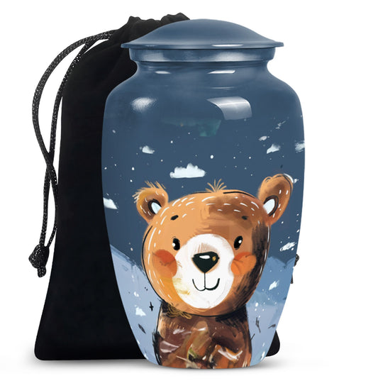 10-inch classic bear urn.