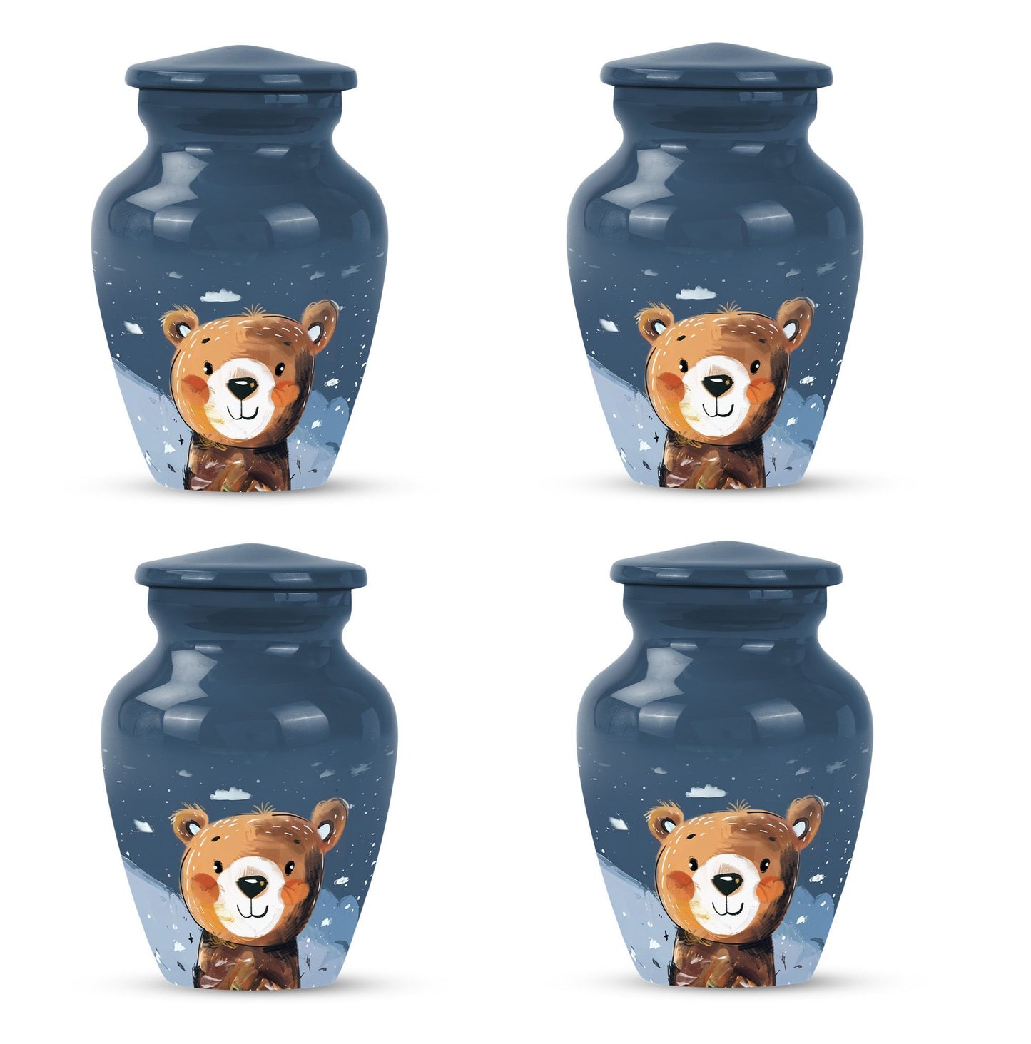 10-inch classic bear urn.