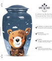 10-inch classic bear urn.