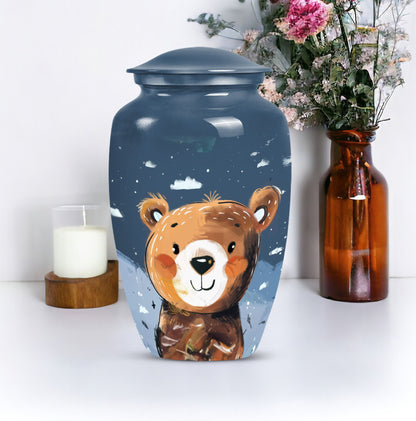 10-inch classic bear urn.
