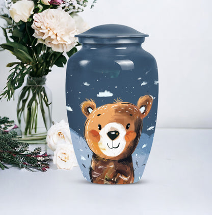 10-inch classic bear urn.