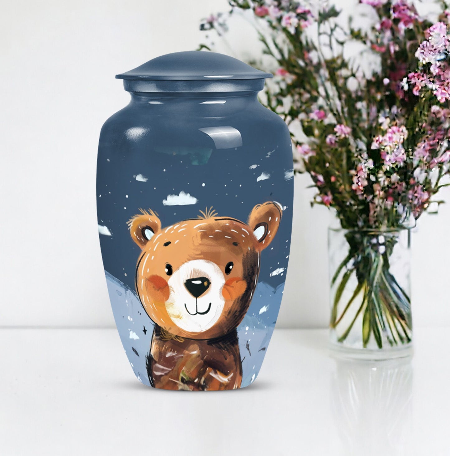 10-inch classic bear urn.
