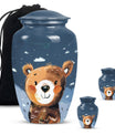 10-inch classic bear urn.