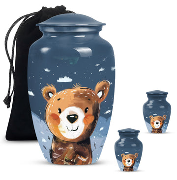 Large Urn with 2 Mini Urn