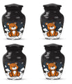 10-inch Classic bear URN, Aluminium memorial funeral urn.