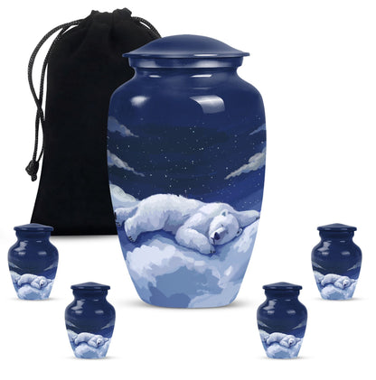 Personalized Butterfly Memorial Urn for Human Ashes - 10-inch, 200 cu in - Yatskia