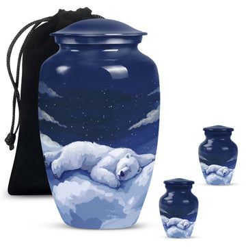 Large Urn with 2 Mini Urn