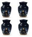 Classic 10-inch bear urn, aluminium memorial funeral urn