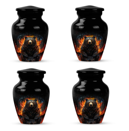 classic bear urn for adult female burial