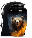 bear urn for human ashes.