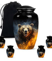 bear urn for human ashes.