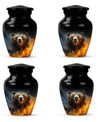 bear urn for human ashes.
