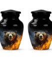 bear urn for human ashes.