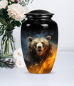 bear urn for human ashes.