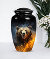bear urn for human ashes.