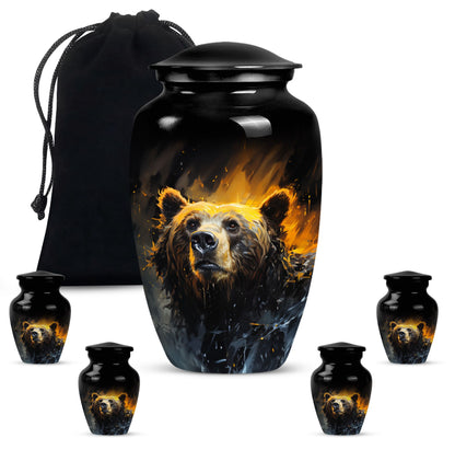 Large Bear Urn for women.