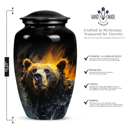 Large Bear Urn for women.