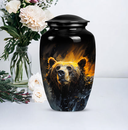 Large Bear Urn for women.